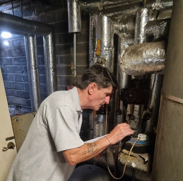 Domestic Energy Assessor completing an EPC survey at a property in Armthorpe