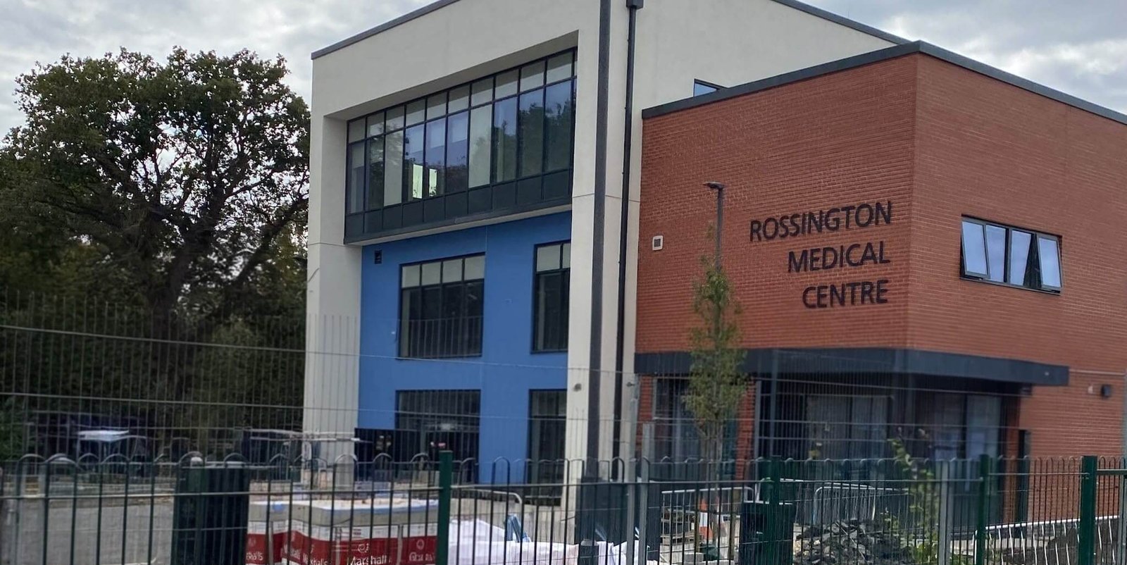 Rossington Medical Centre in Doncaster showing the local community area covered by EPC assessments